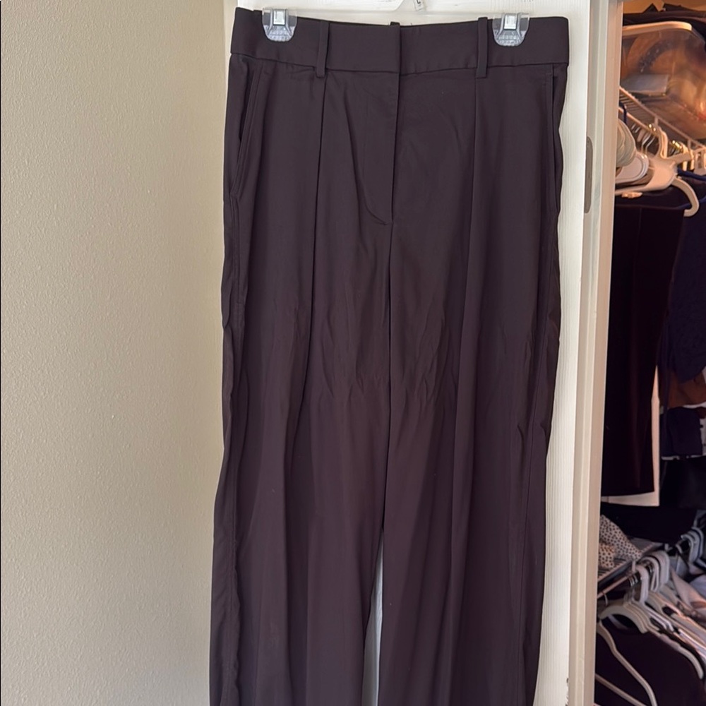 lululemon athletica Brown Straight-Leg Trousers
